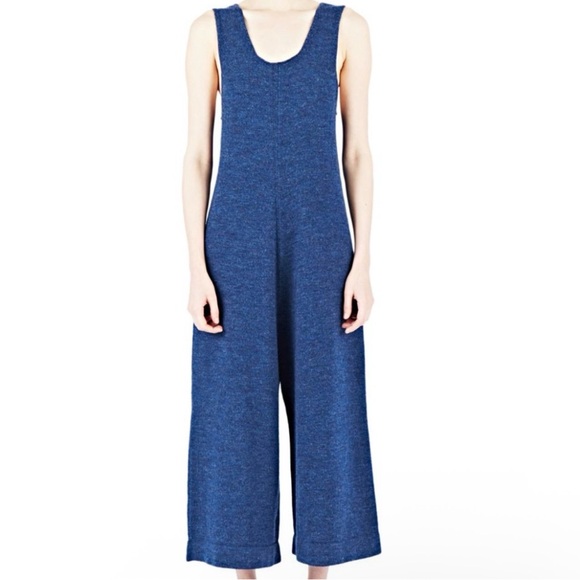 Lauren Manoogian Highland Wool Jumpsuitin navy size S